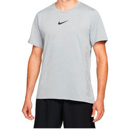 Nike Pro Dri-FIT Burnout Short-Sleeve T-shirt Men - Particle Grey/White/Black