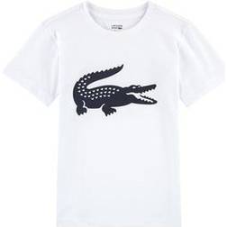 Lacoste Junior Boy's Large Logo T-shirt - White