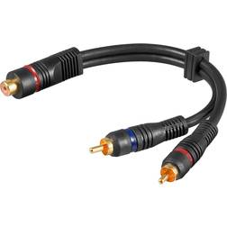 Goobay OFC 2RCA-RCA M-F
