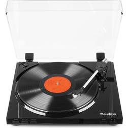 Audizio Platine vinyle haut de gamme RP310 Noir, retour automatique, 2 vitesses