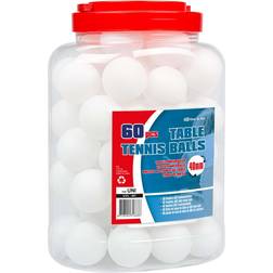 Get & Go Palline Per Tennis Da Tavolo 60 pz In ABS Bianche