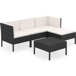 vidaXL 3094376 Lounge-Set, Tisch einschl. 3 Sofas