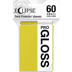 Ultra Pro Eclipse Gloss Lemon Yellow Small Deck Protector 60 Sleeves