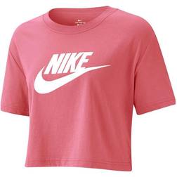 Nike Women's Sportswear Essential Cropped T-shirt - Archaeo Pink/White