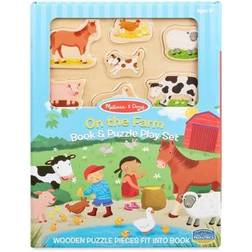 Melissa & Doug Book & Puzzle Play Set On the Farm