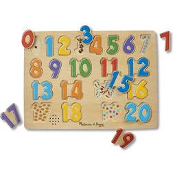 Melissa & Doug Numbers Sound Puzzle 21 Pieces