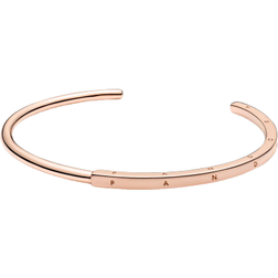 Pandora Signature I-D Bangle - Rose Gold