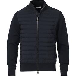 Moncler Hybrid Zip Sweater - Navy