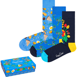 Happy Socks Midsummer Gift Box 3-pack - Blue