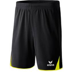 Erima Classic 5-C Shorts Kids - Black/Neon Yellow