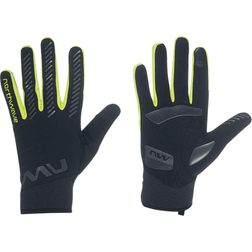 Northwave Active Gel Cycling Gloves Men - Black/Yellow Fluo