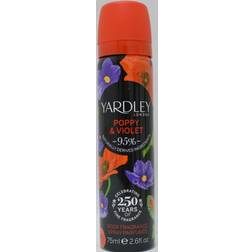 Yardley Poppy & Violet Body Mist 2.5 fl oz