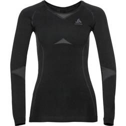 Odlo Fundamentals Perfor Long Sleeve T-shirt Women - Black/Graphite Grey