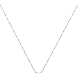 Monica Vinader Fine Chain 17"/43cm with adjuster, Sterling Silver