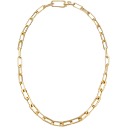 Monica Vinader Gold Alta Capture Charm Necklace Adjustable 48cm/19'