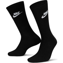 NIKE Everyday Essential Crew Socks 3-pack Unisex - Black/White