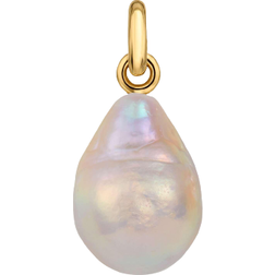 Monica Vinader Nura Baroque Pendant Charm - Gold/Pearl