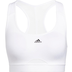 Adidas Powerreact Training Medium-Support Bra - White