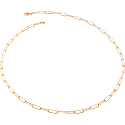 Monica Vinader Gold Alta Textured Chain Necklace Adjustable 46cm/18'