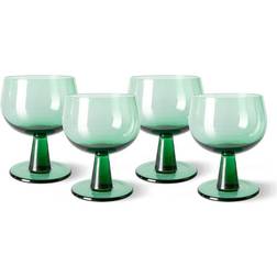 HKliving Emeralds Vinglas 25cl 4stk