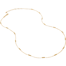 Monica Vinader Gold Triple Beaded Chain Necklace Adjustable 46cm-50cm/18-20'