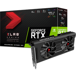 PNY RTX 3050 8GB XLR8 Gaming REVEL EPIC-X RGB Dual Fan Edition NVIDIA GeForce RTX 3050 GDDR6