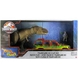 Mattel Jurassic World Legacy T-Rex Voiture (1 dinosaure 1 figurine) Vert