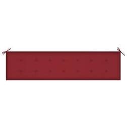 vidaXL - Coussin de chaise Rouge (200x50cm)