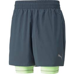 Puma Run 2-In-1 5" Shorts Men - Dark Slate/Fizzy Light