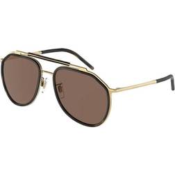 Dolce & Gabbana Hombre Sunglass DG2277 Marrón Oscuro