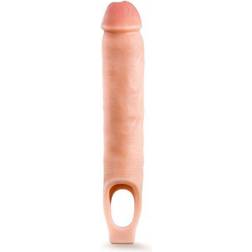 Blush Novelties Performance 11.5 Inch Cock Sheath Penis Extender Vanilla Beige