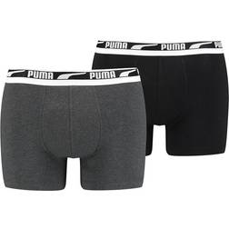 Puma Multi Logo Boxer 2-pack -Black