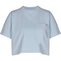 Dickies Porterdale Crop Fog T-Shirt - Blauw