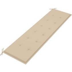 vidaXL - Cojín de silla Beige (180x50cm)