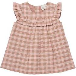 Minymo Check Dress - Affogat (111773-2043)