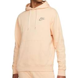 NIKE Sportswear Fleece Pullover Hoodie - White Onyx/White