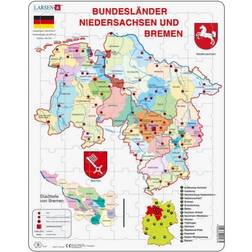 Larsen Rahmenpuzzle Bundesland: Bremen and Niedersachen