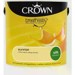 Crown Breatheasy Ceiling Paint, Wall Paint Sunrise 2.5L