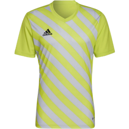 Adidas Entrada 22 Graphic Jersey Men - Team Semi Sol Yellow/Team Light Gray