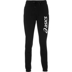 Asics Big Logo Sweat Pants Women - Performance Black/Brilliant White