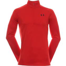 Under Armour Men's UA Tech ½ Zip Long Sleeve Top - Red/Black