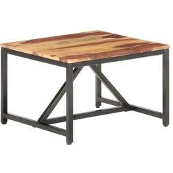 vidaXL Sidebord massivt sheeshamtræ Småbord 60x60cm