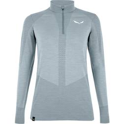 Salewa Zebru Responsive Long Sleeve T-shirt Women - Flint Stone