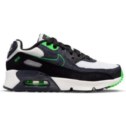 Nike Air Max 90 LTR SE PS - Black/Scream Green/Summit White/Obsidian