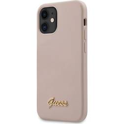 Guess Silicone Script Case for iPhone 12 mini