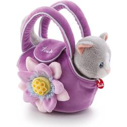 Trudi Cat Cuddle dans le sac 20cm violet