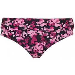 Abecita Faded Leaves Bikini Brief - Fuchsia