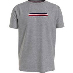 Tommy Hilfiger Seacell Logo Crew Neck T-shirt - Medium Grey Heather