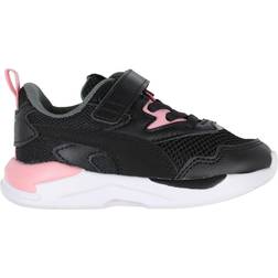 Puma Kid's X-Ray Lite Trainers - Black/Peony/Silver/Dark Shadow