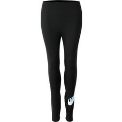 Nike Dri-Fit One Icon Clash Graphic Mid-Rise Graphic Leggings Women - Black/Sail